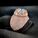 Gold Rings Moissanite Ring Round Brilliant Moissanite Ring Wedding Engagement Ring