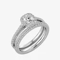 Round Cut Moissanite Ring Engagement Ring Diamond Ring for Women Promise Ring Anniversary Gift