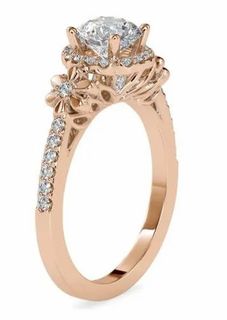Top Quality DEF Round Cut Full White Moissanite White,Yellow,Rose Gold For Engagement, Wedding