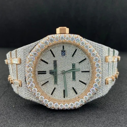 Good Quality Iced Out Moissanite Watch for Men VVS Diamonds Best Fashion Jewelry Gift