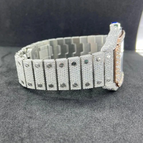 Good Quality Iced Out Moissanite Watch for Men VVS Diamonds Best Fashion Jewelry Gift