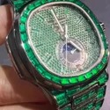 High Quality Hip Hop Customized Iced out Moissanite Diamond Watch for Men VVS Diamond Watch Gift
