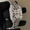 Top Quality Diamond Moissanite Watch on Factory Price DEF Moissanite Diamond Iced Out Watch