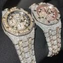 Good Quality Iced Out Moissanite Watch for Men VVS Diamonds Best Fashion Jewelry Gift