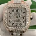 Top Quality Custom Watch for Men Iced out Moissanite Watch Diamond Studded Hip Hop Diamond Jewelry
