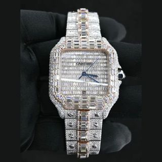 Best Quality VVS Diamond Moissanite Watch Fashion Jewelry Iced Out Diamond Watch