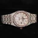 High Quality Custom Watch for Men Iced out Moissanite Diamond Studded Watch Hip Hop Diamond Jewelry