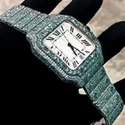 High Quality Custom Watch for Men Iced out Moissanite Diamond Studded Watch Hip Hop Diamond Jewelry