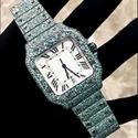 High Quality Custom Watch for Men Iced out Moissanite Diamond Studded Watch Hip Hop Diamond Jewelry