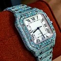High Quality Custom Watch for Men Iced out Moissanite Diamond Studded Watch Hip Hop Diamond Jewelry