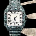 High Quality Custom Watch for Men Iced out Moissanite Diamond Studded Watch Hip Hop Diamond Jewelry