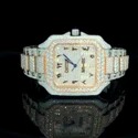 Good Quality Iced Out Moissanite Watch for Men VVS Diamonds Best Fashion Jewelry Gift