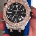 High Quality DEF Lab Moissanite Diamond Watch Colorless Diamond Hip Hop Style Diamond Watch