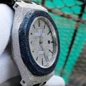 High Quality Hip Hop Customized Iced out Moissanite Diamond Watch for Men VVS Diamond Watch Gift