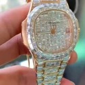 High Quality Fully Customized Iced Out Diamond Watch for Men Hip Hop Diamond Jewelry watch Gift