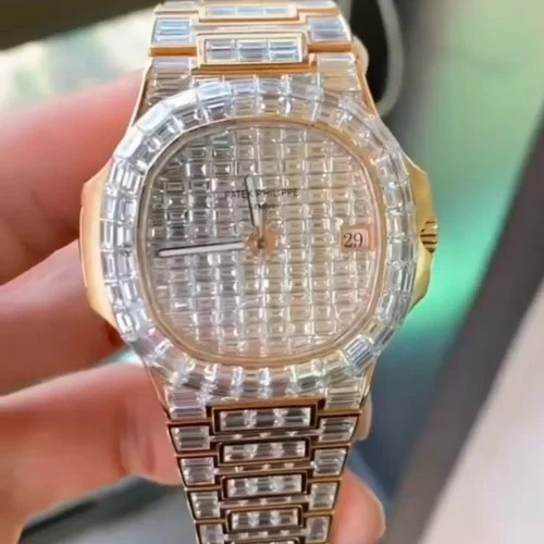 High Quality Fully Customized Iced Out Diamond Watch for Men Hip Hop Diamond Jewelry watch Gift