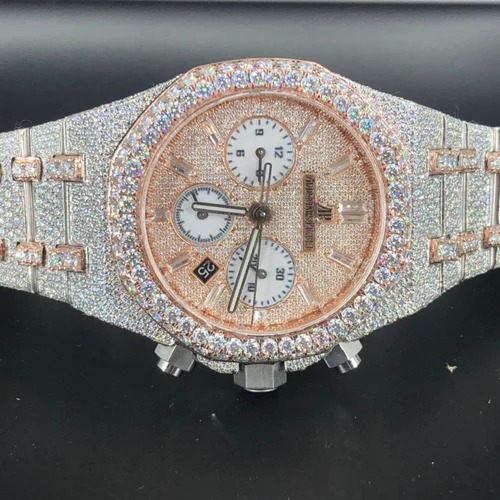 High Quality Fully Customized Iced Out Diamond Watch for Men Hip Hop Diamond Jewelry watch Gift