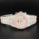 High Quality Fully Customized Iced Out Diamond Watch for Men Hip Hop Diamond Jewelry watch Gift