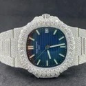 High Quality Hip Hop Customized Iced out Moissanite Diamond Watch for Men VVS Diamond Watch Gift