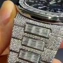 High Quality Hip Hop Customized Iced out Moissanite Diamond Watch for Men VVS Diamond Watch Gift