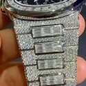 High Quality Hip Hop Customized Iced out Moissanite Diamond Watch for Men VVS Diamond Watch Gift