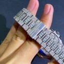 High Quality Hip Hop Customized Iced out Moissanite Diamond Watch for Men VVS Diamond Watch Gift
