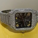 Best Quality VVS Diamond Moissanite Watch Fashion Jewelry Iced Out Diamond Watch