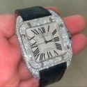 Hip Hop Customized Iced out Moissanite Diamond Watch for Men VVS Diamond Watch Gift