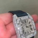 Hip Hop Customized Iced out Moissanite Diamond Watch for Men VVS Diamond Watch Gift