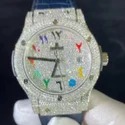 Hip Hop Customized Iced out Moissanite Diamond Watch for Men VVS Diamond Watch Gift