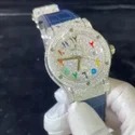 Hip Hop Customized Iced out Moissanite Diamond Watch for Men VVS Diamond Watch Gift