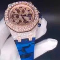 Hip Hop Customized Iced out Moissanite Diamond Watch for Men VVS Diamond Watch Gift
