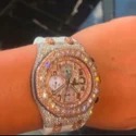 Hip Hop Customized Iced out Moissanite Diamond Watch for Men VVS Diamond Watch Gift