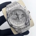 Icedjwelz Top Quality Iced Out Moissanite Watch Stainless Steel Best Quality Diamond Watch for Men