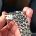 Top Quality Customized Iced Out Moissanite Watch Stainless Steel Best Quality Diamond Watch for Men