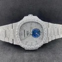 Top Quality Customized Iced Out Moissanite Watch Stainless Steel Best Quality Diamond Watch for Men
