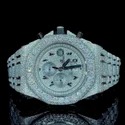 Top Quality Customized Iced Out Moissanite Watch Stainless Steel Best Quality Diamond Watch for Men