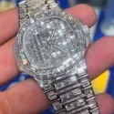 Top Quality Diamond Moissanite Watch on Factory Price DEF Moissanite Diamond Iced Out Watch