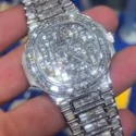 Top Quality Diamond Moissanite Watch on Factory Price DEF Moissanite Diamond Iced Out Watch