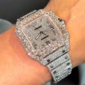 Top Quality Diamond Moissanite Watch on Factory Price DEF Moissanite Diamond Iced Out Watch