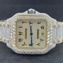 High Quality Custom Watch for Men Iced out Moissanite Diamond Studded Watch Hip Hop Diamond Jewelry