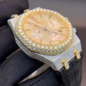 High Quality DEF Lab Moissanite Diamond Watch Colorless Diamond Hip Hop Style Diamond Watch