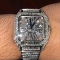 Top Quality Diamond Moissanite Watch on Factory Price DEF Moissanite Diamond Iced Out Watch