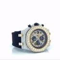 High Quality DEF Lab Moissanite Diamond Watch Colorless Diamond Hip Hop Style Diamond Watch