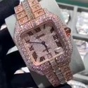 ICED OUT MOISSANITE STUDDED WATCH