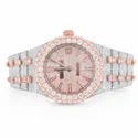 Best Selling Customized Iced Out Moissanite Watch VVS Diamonds Studded Hip Hop Watch Gift for Men