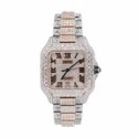 Hip Hop Customized Iced out Moissanite Diamond Watch for Men VVS Diamond Watch Gift