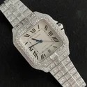 Best Selling Customized Iced Out Moissanite Watch VVS Diamonds Studded Hip Hop Watch Gift for Men