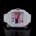Good Quality Custom Watch for Men Iced out Moissanite Watch Diamond Studded Hip Hop Diamond Jewelry