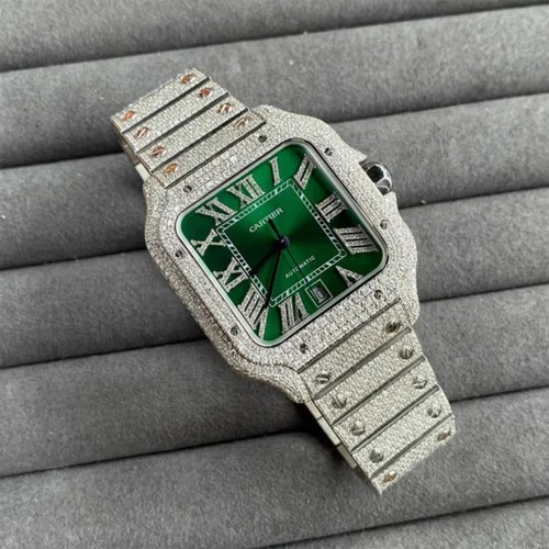 Diamond Watches, Moissanite Studded Iced Out Watch, EF/VVS Diamond, Wrist Watch